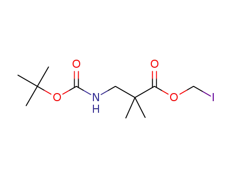 3-[[(1,1-dimethylethoxy)carbonyl]amino]-2,2-dimethylpropanoic acid iodomethyl ester