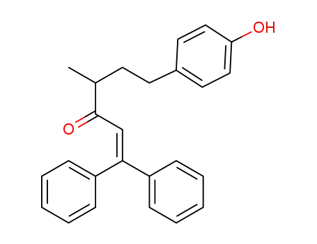 6-(4-hydroxyphenyl)-4-methyl-1,1-diphenylhex-1-en-3-one