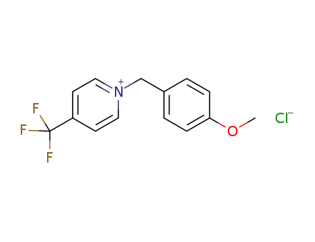 1-(4-methoxybenzyl)-4-(trifluoromethyl)pyridin-1-ium chloride