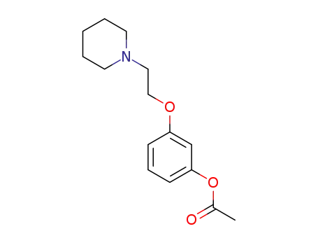 3-(2-(piperidin-1-yl)ethoxy)phenyl acetate