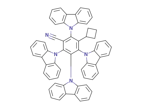 2,3,4,6-tetra(9H-carbazol-9-yl)-5-cyclobutylbenzonitrile