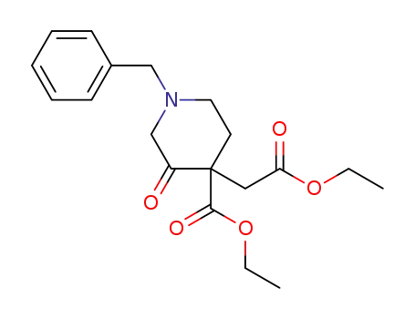 ethyl 1-benzyl-4-(2-ethoxy-2-oxoethyl)-3-oxopiperidine-4-carboxylate