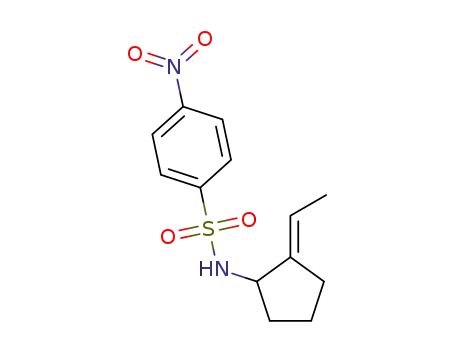 (E)-N-(2-ethylidenecyclopentyl)-4-nitrobenzenesulfonamide