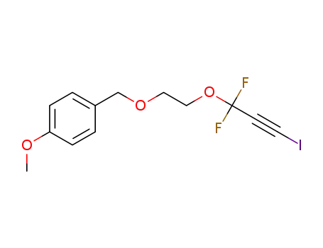 1-((2-((1,1-difluoro-3-iodoprop-2-yn-1-yl)oxy)ethoxy)methyl)-4-methoxybenzene