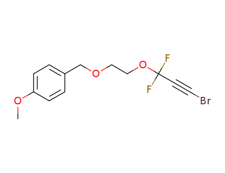 1-((2-((3-bromo-1,1-difluoroprop-2-yn-1-yl)oxy)ethoxy)methyl)-4-methoxybenzene