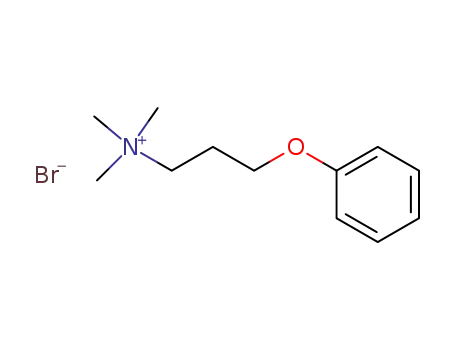 Molecular Structure of 28525-32-8 (1-Propanaminium, N,N,N-trimethyl-3-phenoxy-, bromide)