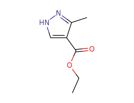 Molecular Structure of 85290-78-4 (ethyl-3-methyl-1H-pyrazole-4-carboxylate)