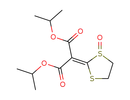Diisopropyl 1,3-dithiolan-2-ylidenemalonate 1-oxide