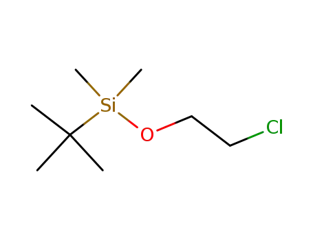 Molecular Structure of 89031-81-2 (Silane, (2-chloroethoxy)(1,1-dimethylethyl)dimethyl-)