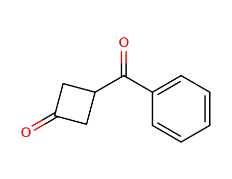 Molecular Structure of 93039-41-9 (Cyclobutanone, 3-benzoyl-)