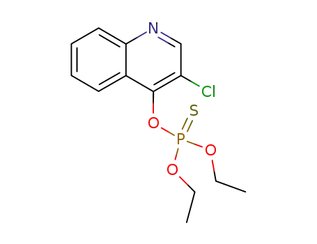Thiophosphoric acid O-(3-chloro-quinolin-4-yl) ester O',O''-diethyl ester