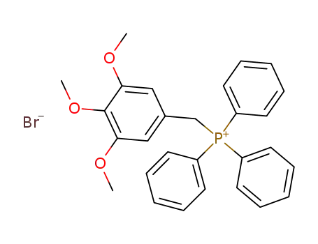 Molecular Structure of 61240-20-8 (Triphenyl-(3,4,5-trimethoxy-benzyl)-phosphonium, bromide)