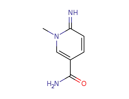 Molecular Structure of 77837-12-8 (3-Pyridinecarboxamide,1,6-dihydro-6-imino-1-methyl-(9CI))