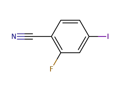 Molecular Structure of 137553-42-5 (2-FLUORO-4-IODOBENZONITRILE)