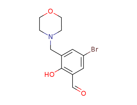 5-BROMO-2-HYDROXY-3-(4-MORPHOLINYLMETHYL)BENZALDEHYDE