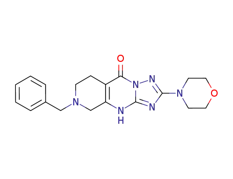 8-benzyl-2-morpholino-6,7,8,9-tetrahydropyrido<3,4-d>-1,2,4-triazolo<1,5-a>pyrimidin-5(10H)-one