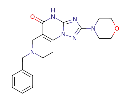 6-benzyl-2-morpholino-5,6,7,8-tetrahydropyrido<4,3-e>-1,2,4-triazolo<1,5-a>pyrimidin-9(10H)-one