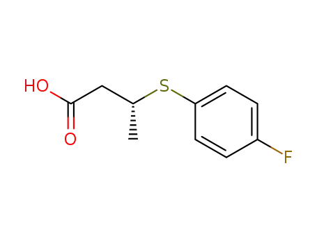 (R)-3-(4-Fluoro-phenylsulfanyl)-butyric acid