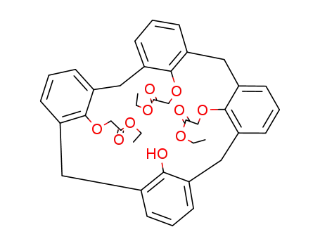 5-(4'-pyridylazo)-25,26,27-tris(ethoxycarbonylmethoxy)-28-hydroxycalix[4]arene