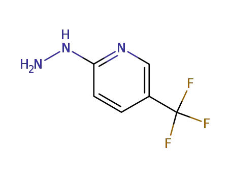 Molecular Structure of 89570-85-4 (5-(TRIFLUOROMETHYL)PYRID-2-YLHYDRAZINE)