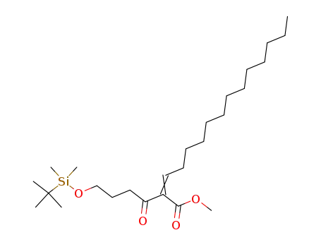 (Z)-2-[4-(tert-Butyl-dimethyl-silanyloxy)-butyryl]-pentadec-2-enoic acid methyl ester