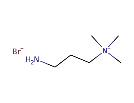 Molecular Structure of 28841-49-8 (1-Propanaminium, 3-amino-N,N,N-trimethyl-, bromide)