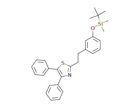 2-{2-[3-(tert-Butyl-dimethyl-silanyloxy)-phenyl]-ethyl}-4,5-diphenyl-thiazole