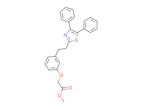 methyl <3-<2-(4,5-diphenyl-2-thiazolyl)ethyl>phenoxy>acetate