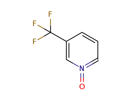 Molecular Structure of 22253-72-1 (Pyridine, 3-(trifluoromethyl)-, 1-oxide)