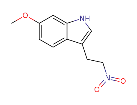 1H-Indole, 6-methoxy-3-(2-nitroethyl)-