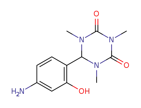 1,3,5-Triazine-2,4(1H,3H)-dione,
6-(4-amino-2-hydroxyphenyl)dihydro-1,3,5-trimethyl-