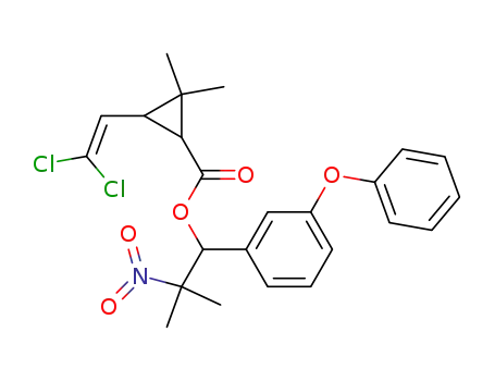 3-(2,2-Dichloro-vinyl)-2,2-dimethyl-cyclopropanecarboxylic acid 2-methyl-2-nitro-1-(3-phenoxy-phenyl)-propyl ester