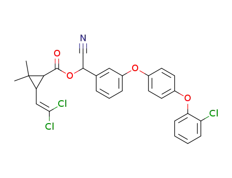 3-(2,2-Dichloro-vinyl)-2,2-dimethyl-cyclopropanecarboxylic acid {3-[4-(2-chloro-phenoxy)-phenoxy]-phenyl}-cyano-methyl ester