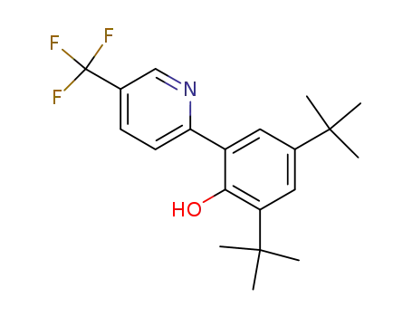 1-<2-(5-trifluoromethylpyridyl)>-2-hydroxy-3,5-di-tert-butylbenzene