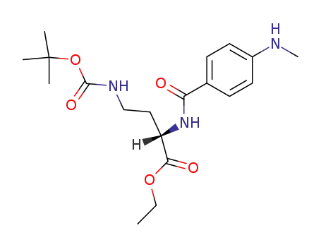 (S)-4-tert-Butoxycarbonylamino-2-(4-methylamino-benzoylamino)-butyric acid ethyl ester