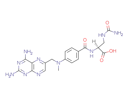 (S)-2-{4-[(2,4-Diamino-pteridin-6-ylmethyl)-methyl-amino]-benzoylamino}-3-ureido-propionic acid