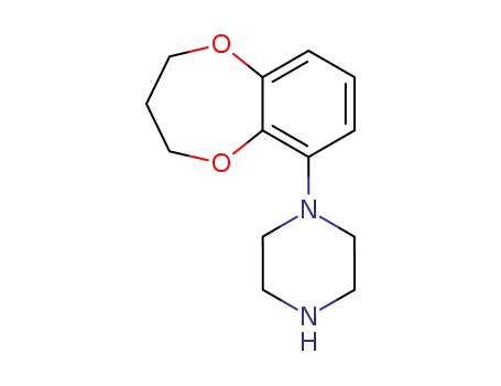 Molecular Structure of 98224-28-3 (Piperazine, 1-(3,4-dihydro-2H-1,5-benzodioxepin-6-yl)-)