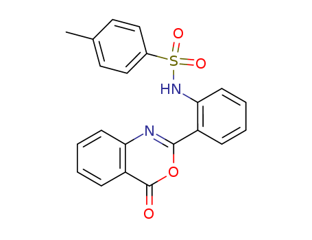 4-Methyl-N-[2-(7-oxo-10-oxa-8-azabicyclo[4.4.0]deca-1,3,5,8-tetraen-9-yl)phenyl]benzenesulfonamide