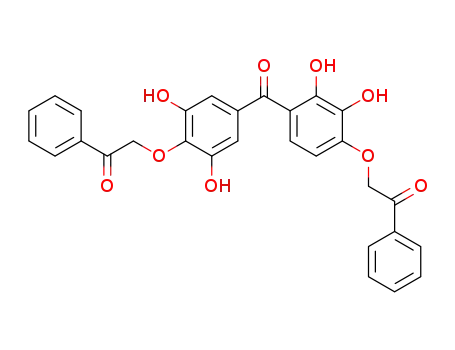 2-{4-[3,5-Dihydroxy-4-(2-oxo-2-phenyl-ethoxy)-benzoyl]-2,3-dihydroxy-phenoxy}-1-phenyl-ethanone