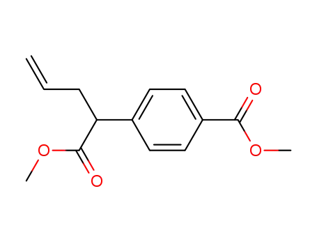 4-(1-Methoxycarbonyl-but-3-enyl)-benzoic acid methyl ester