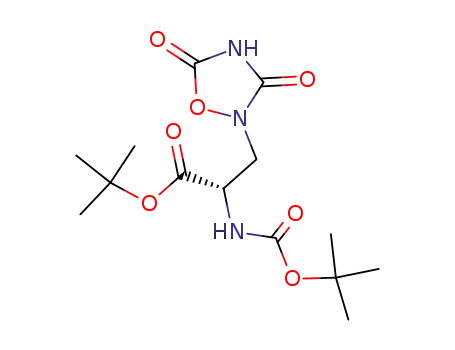 (S)-2-tert-Butoxycarbonylamino-3-(3,5-dioxo-[1,2,4]oxadiazolidin-2-yl)-propionic acid tert-butyl ester