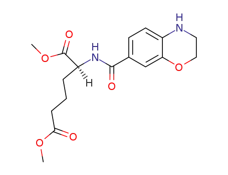 (S)-2-[(3,4-Dihydro-2H-benzo[1,4]oxazine-7-carbonyl)-amino]-hexanedioic acid dimethyl ester