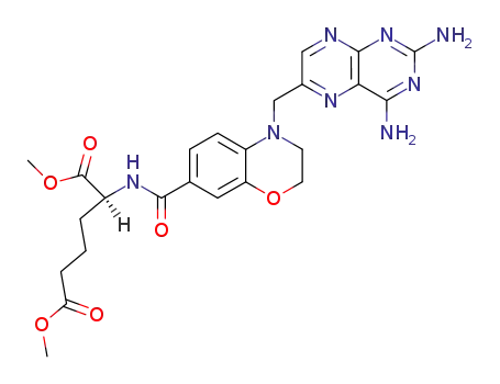(S)-2-{[4-(2,4-Diamino-pteridin-6-ylmethyl)-3,4-dihydro-2H-benzo[1,4]oxazine-7-carbonyl]-amino}-hexanedioic acid dimethyl ester