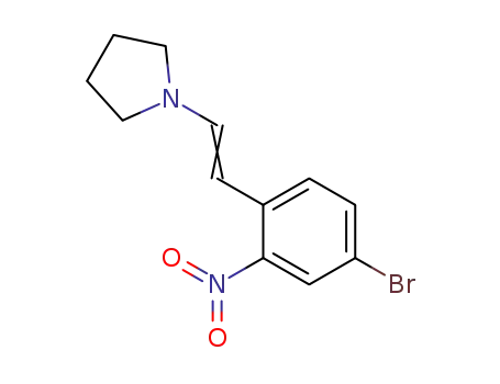 1-[2-(4-bromo-2-nitrophenyl)ethenyl]pyrrolidine