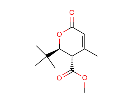 anti-6-tert-butyl-5-methoxycarbonyl-4-methyl-5,6-dihydro-2H-pyran-2-one
