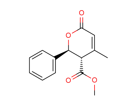 5-methoxycarbonyl-4-methyl-6-phenyl-5,6-dihydro-2H-pyran-2-one