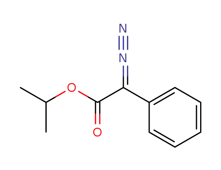 Molecular Structure of 264882-04-4 (Benzeneacetic acid, a-diazo-, 1-methylethyl ester)