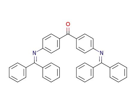 Molecular Structure of 304018-97-1 (Methanone, bis[4-[(diphenylmethylene)amino]phenyl]-)