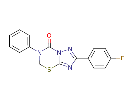 2-(4-fluoro-phenyl)-5-phenyl-5,6-dihydro-7-thia-1,3,3a,5-tetraaza-inden-4-one