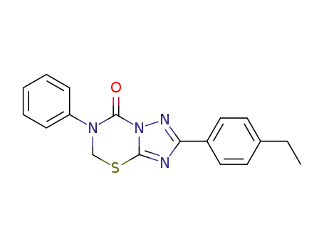 2-(4-ethyl-phenyl)-5-phenyl-5,6-dihydro-7-thia-1,3,3a,5-tetraaza-inden-4-one